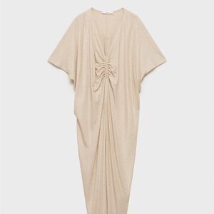 Mango Metallic Gold Caftan